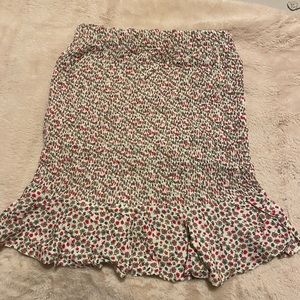 Floral skirt